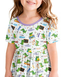 Brave Gator Days Bamboo Twirl Dress
