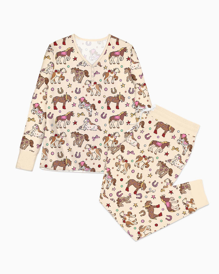 Vorlage Bambus Damen Pyjama Set