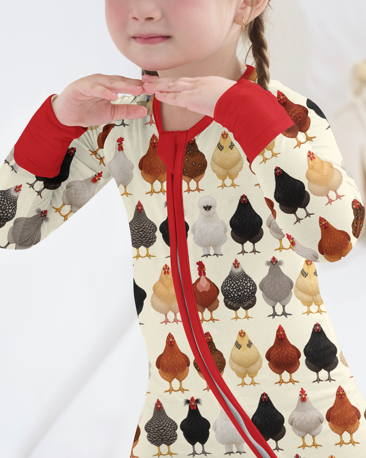 Cluckin' Cute Bamboo Convertible Zippy