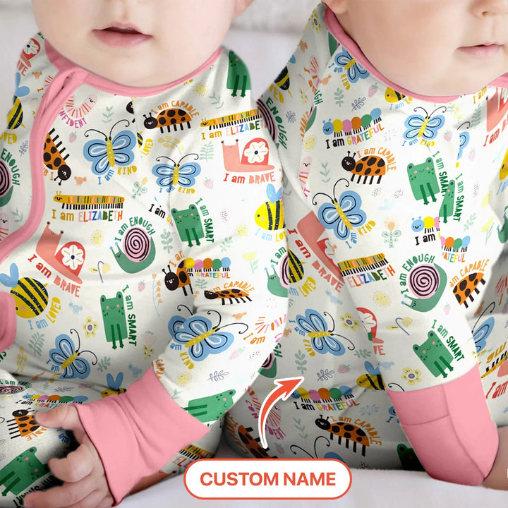 Gerippte Babykleidung mit individuellem Foto - Weich &amp; Skizzenhaft