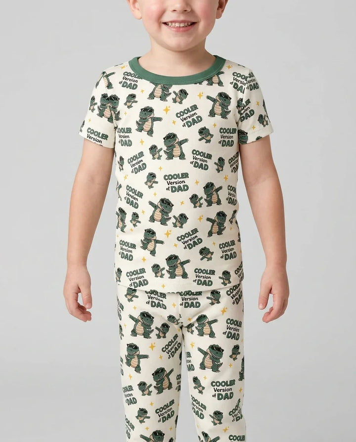 Zweiteiliges, kurzärmliges Pyjama-Set mit Marienkäfern