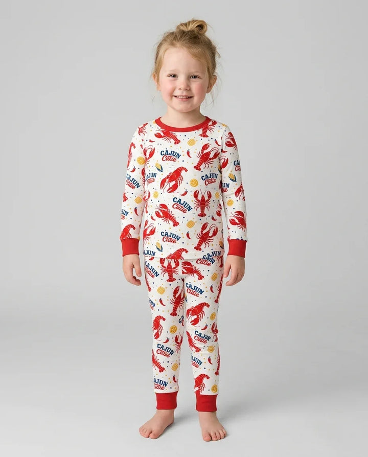 Cajun Cutie Bamboo Two Piece Long Sleeve Pajama Set