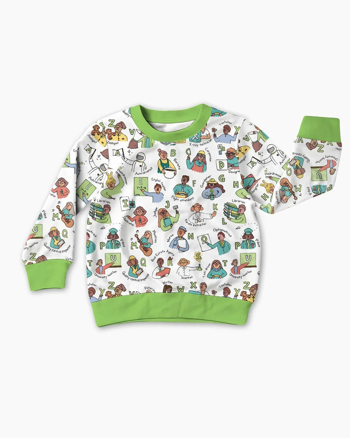 Sweatshirt mit Rundhalsausschnitt aus Bambusfaser