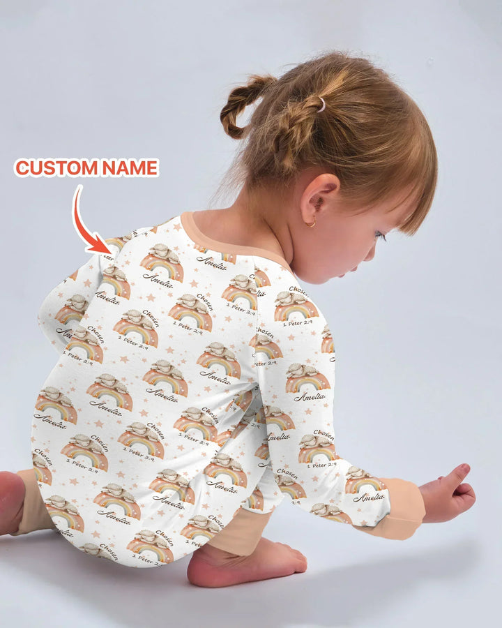 Chosen As His Own Custom Name Bamboo Convertible Zippy