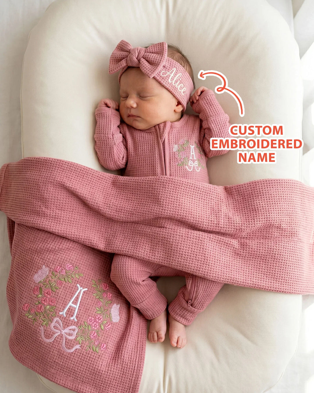 Gerippte Babykleidung mit individuellem Foto - Weich &amp; Skizzenhaft