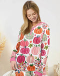 Pumpkin Patch Party Bamboo Women Pajama Set