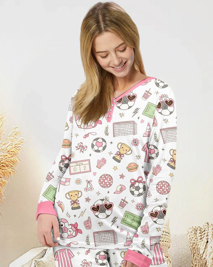 Vorlage Bambus Damen Pyjama Set