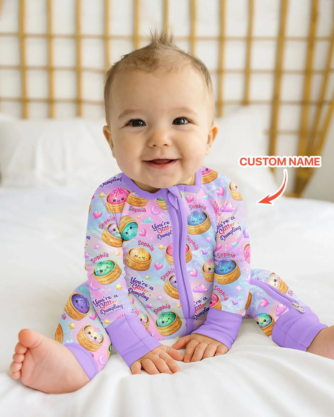 Gerippte Babykleidung mit individuellem Foto - Weich &amp; Skizzenhaft