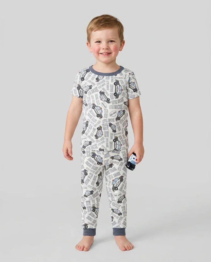 Zweiteiliges, kurzärmliges Pyjama-Set mit Marienkäfern