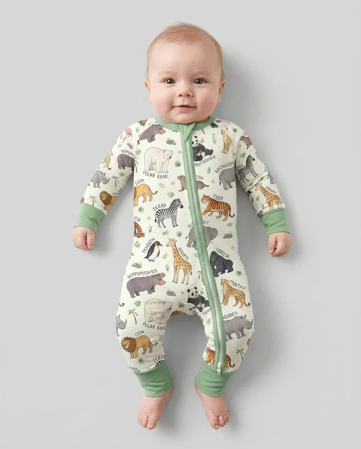 Safari Animals Bamboo Convertible Zippy