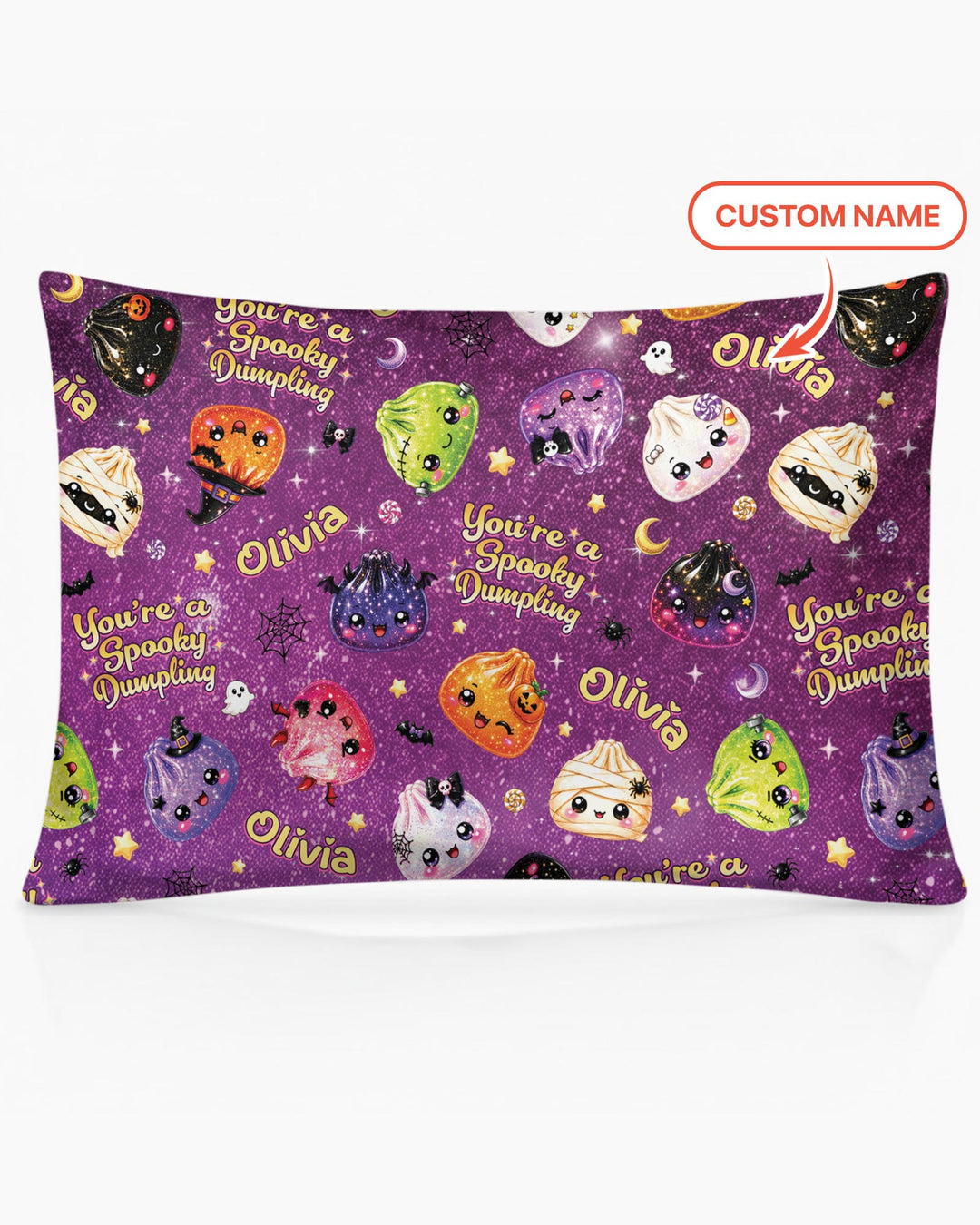 Custom Name You're A Spooky Dumpling Bamboo Pillow Case