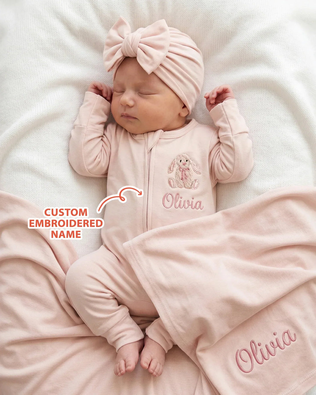 Gerippte Babykleidung mit individuellem Foto - Weich &amp; Skizzenhaft
