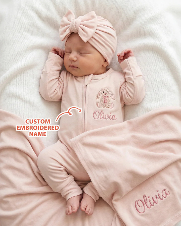 Gerippte Babykleidung mit individuellem Foto - Weich &amp; Skizzenhaft