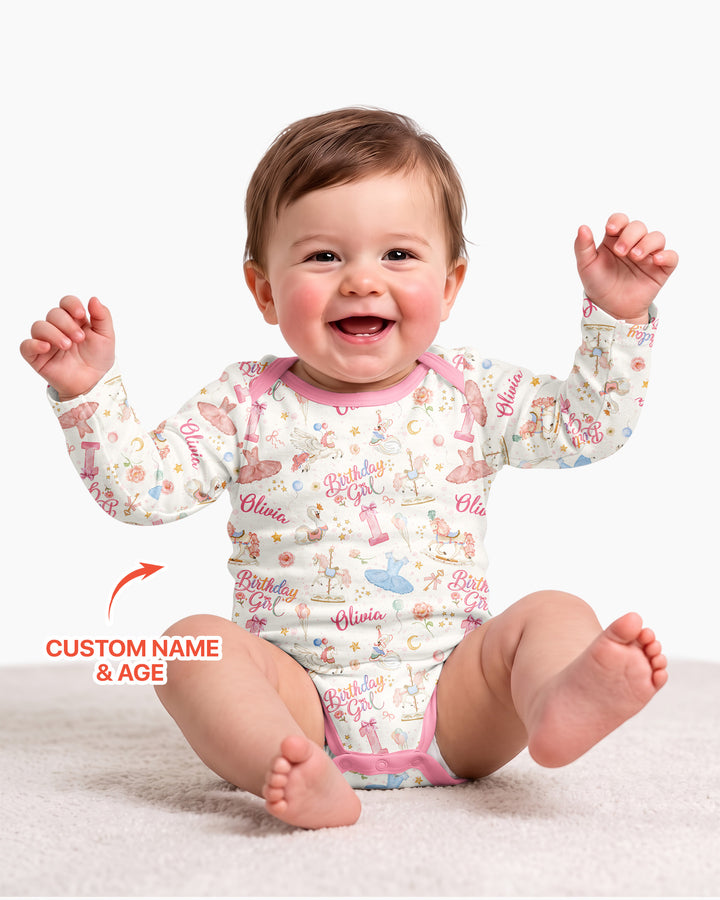 Gerippte Babykleidung mit individuellem Foto - Weich &amp; Skizzenhaft