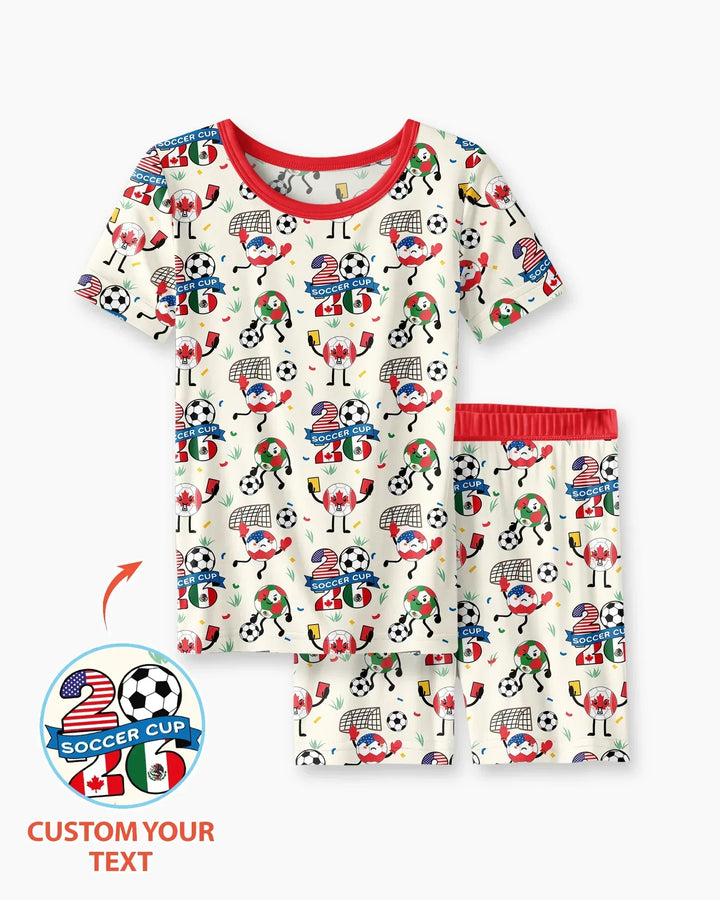 Schlafanzug-Set zweiteilig, kurze Ärmel, kurze Hose, Bambus