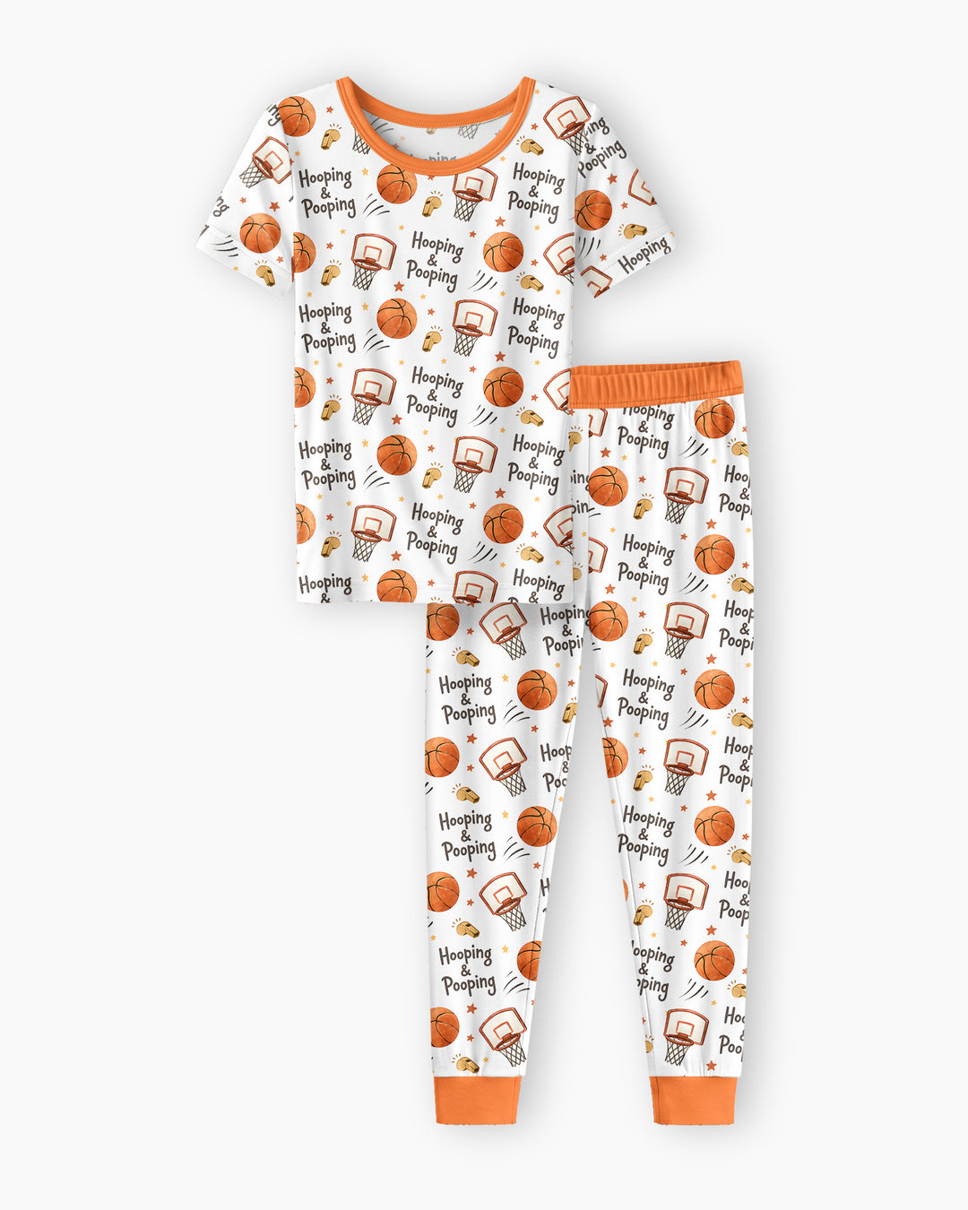 Zweiteiliges, kurzärmliges Pyjama-Set mit Marienkäfern