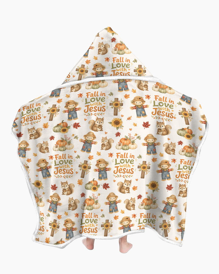 Fall For Jesus Bamboo Wearable Hooded Blanket