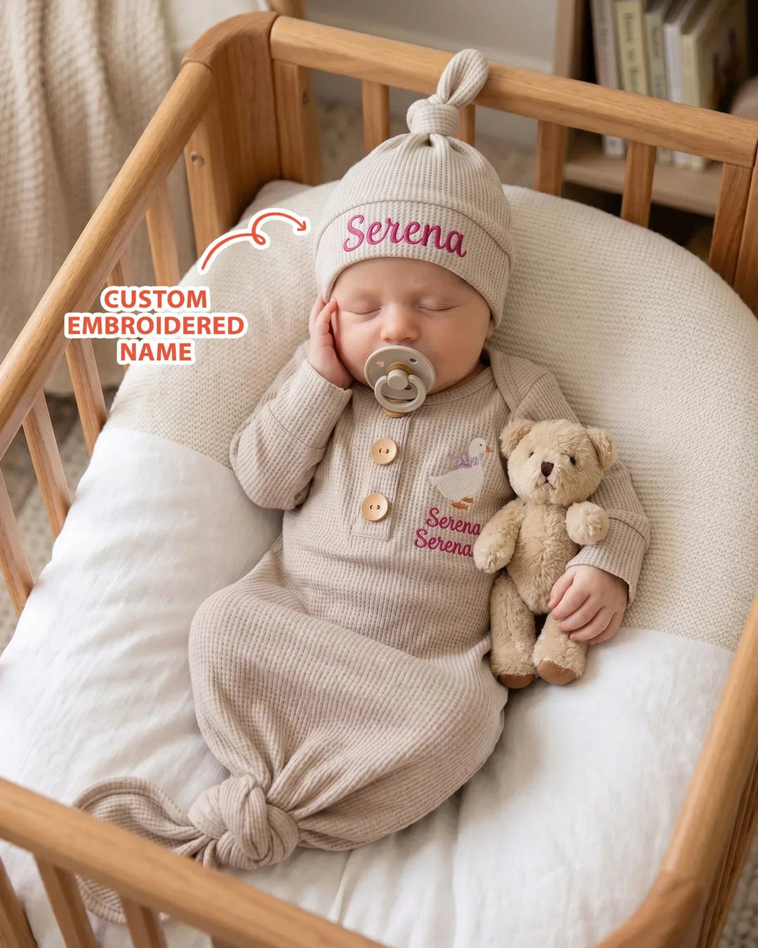 Gerippte Babykleidung mit individuellem Foto - Weich &amp; Skizzenhaft