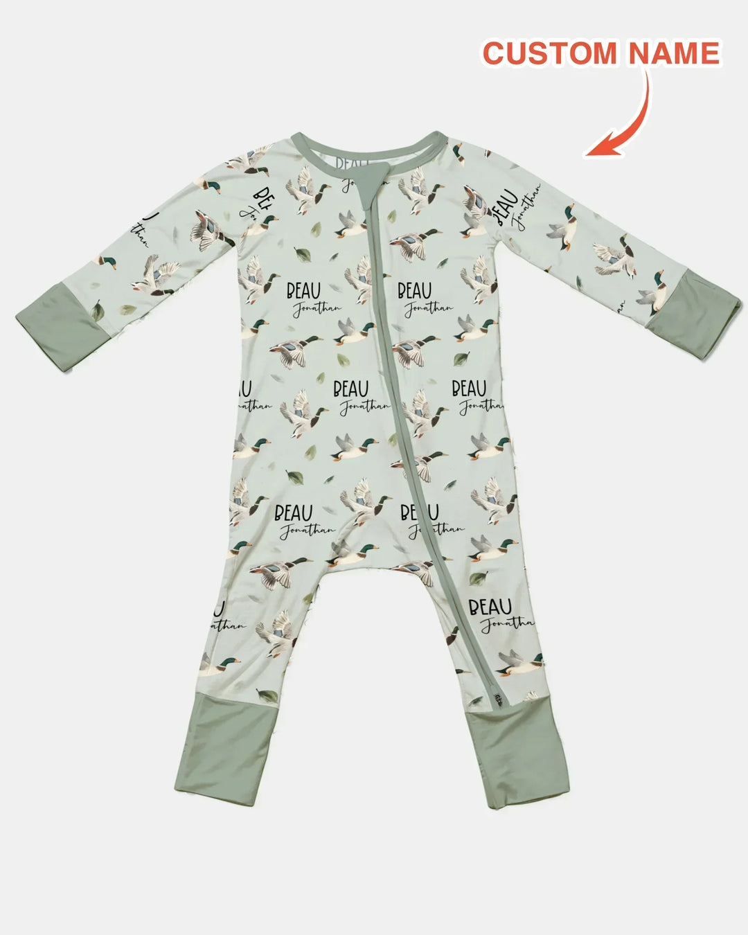 Gerippte Babykleidung mit individuellem Foto - Weich &amp; Skizzenhaft