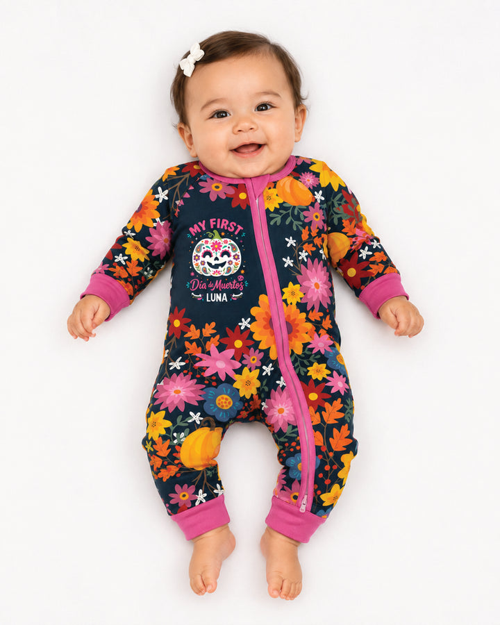 My first Dia de Muertos Bamboo Convertible Zippy