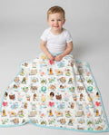 Bible ABC Alphabet Bamboo Blanket