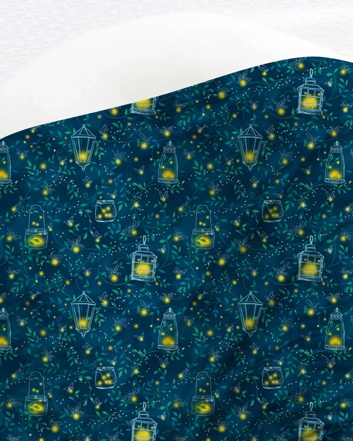 Firefly Evening Forest swaddle blanket