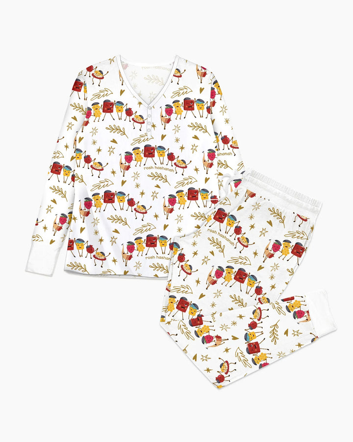 Vorlage Bambus Damen Pyjama Set