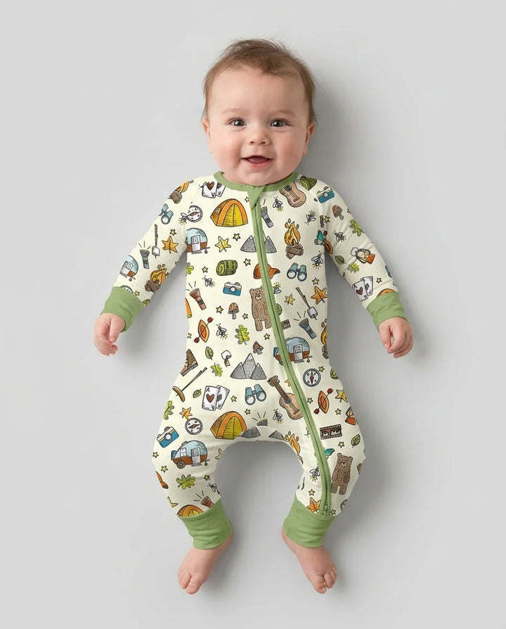 Gerippte Babykleidung mit individuellem Foto - Weich &amp; Skizzenhaft