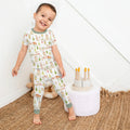 Zweiteiliges, kurzärmliges Pyjama-Set mit Marienkäfern