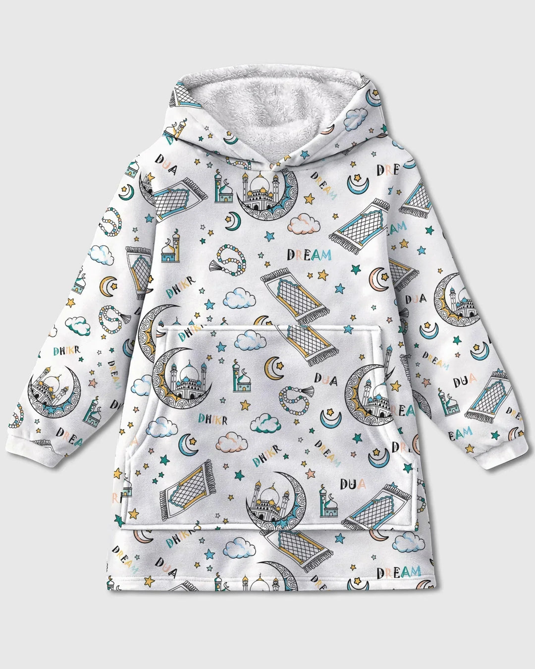 Dua, Dhikr, Traum Passender Familien-Deckenhoodie aus Bambus