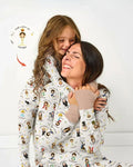 Betet für uns, Familien-Pyjama-Set aus Bambus für Damen