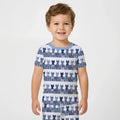 Midnight Feline Bamboo Two Piece Short Sleeve Pajama Set