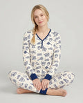 Vorlage Bambus Damen Pyjama Set