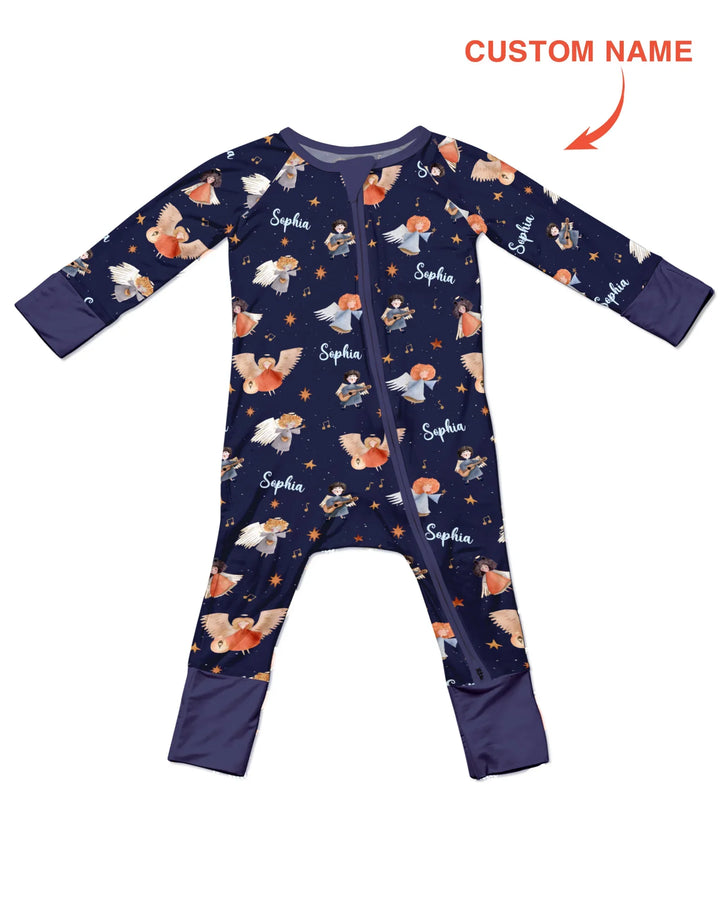 Guardian Angels Custom Name Bamboo Convertible Zippy