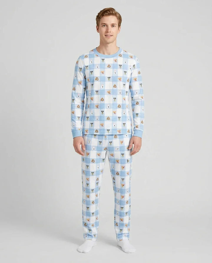 Plaid Pals Family Matching Bamboo Men's Pajama Set