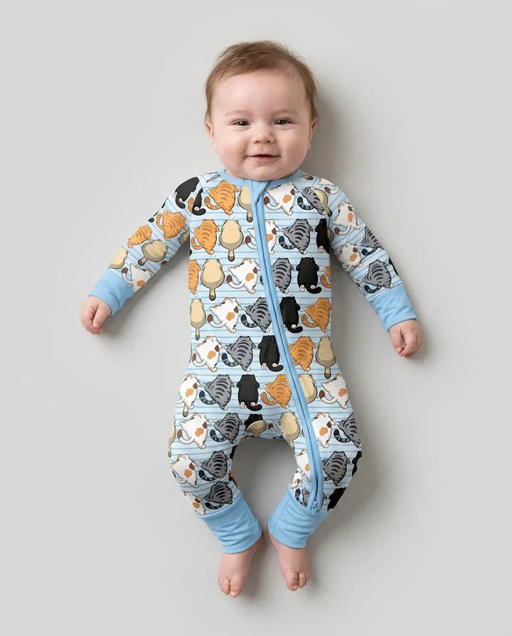 Gerippte Babykleidung mit individuellem Foto - Weich &amp; Skizzenhaft
