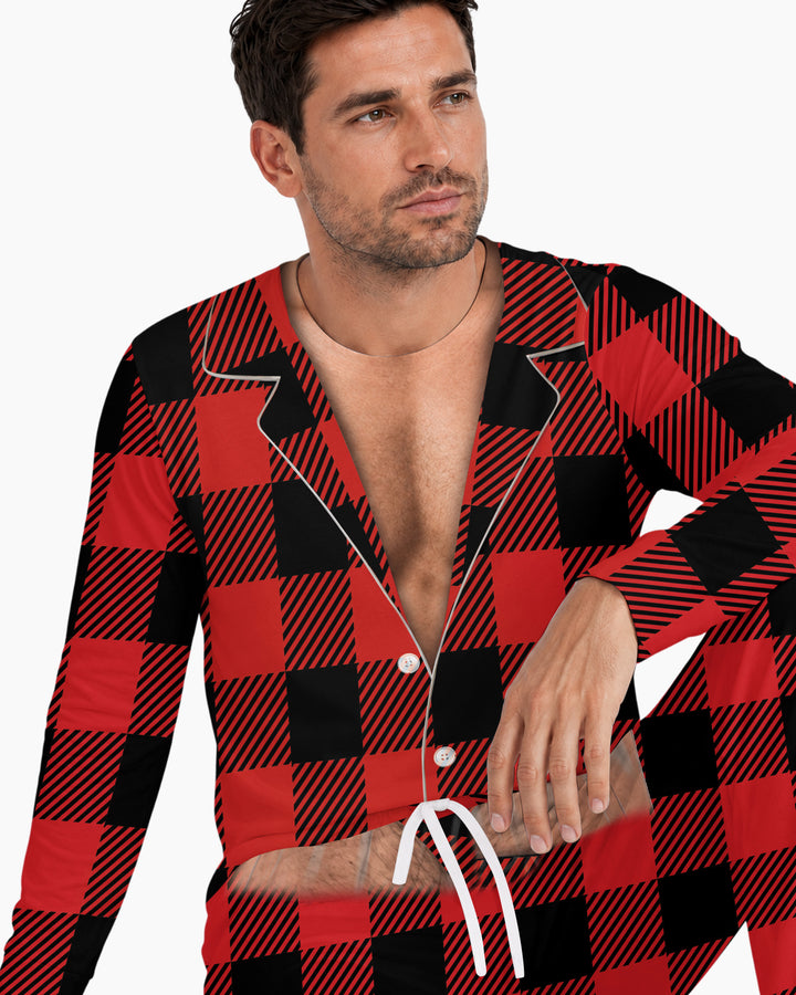 Personalized Funny Christmas Bamboo Men's Pajama Set