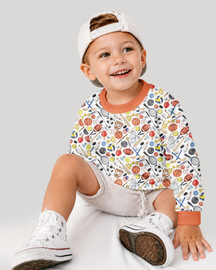 So Much Fun with Sports Bamboo Crewneck Sweatshirt