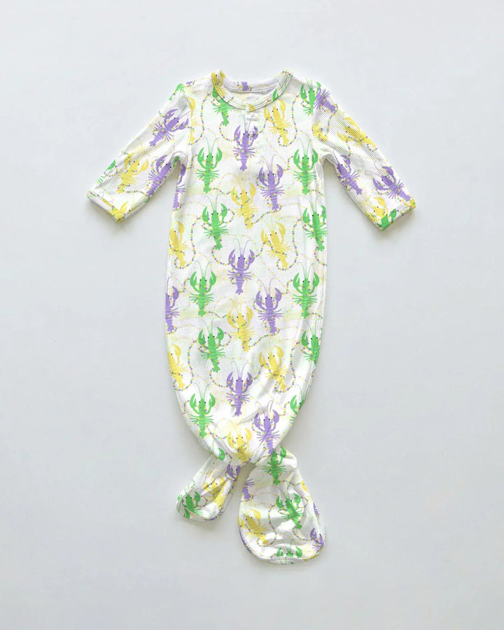 Kleid mit einfarbigem Knoten