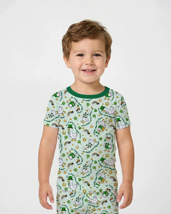 Zweiteiliges, kurzärmliges Pyjama-Set mit Marienkäfern