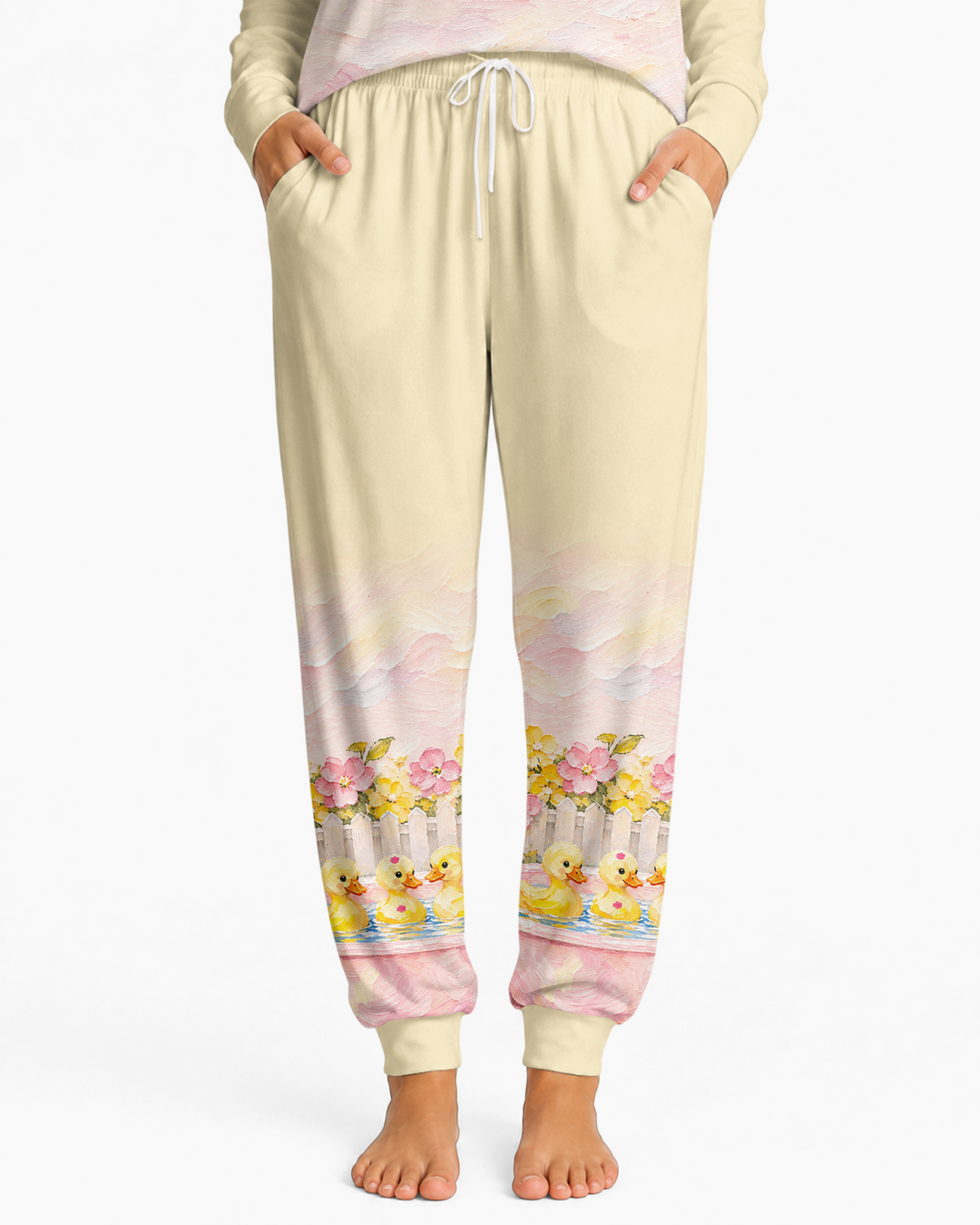 Sweet Duckling Dreams Bamboo Women Pajama Set