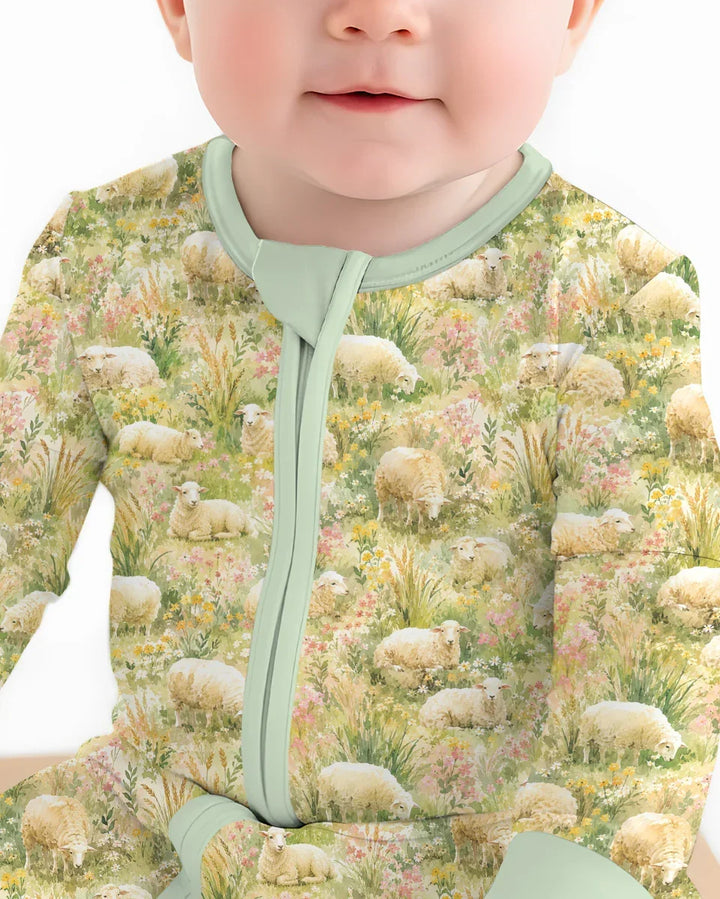 Gerippte Babykleidung mit individuellem Foto - Weich &amp; Skizzenhaft