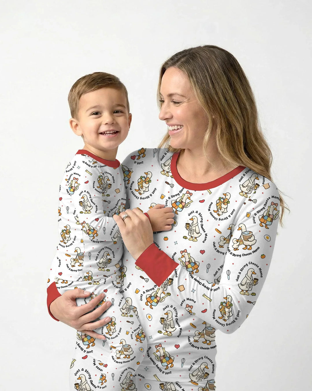 Just A String Cheese Mama Era Mommy & Me Bamboo Women Pajama Set