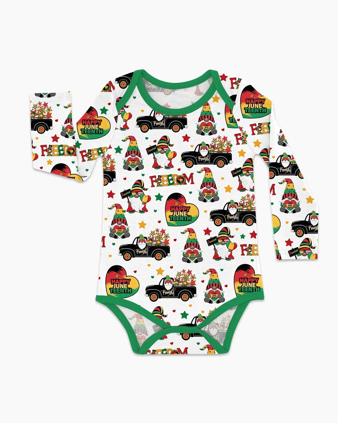 Gerippte Babykleidung mit individuellem Foto - Weich &amp; Skizzenhaft