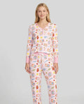Preppy Sardines Bamboo Women Pajama Set