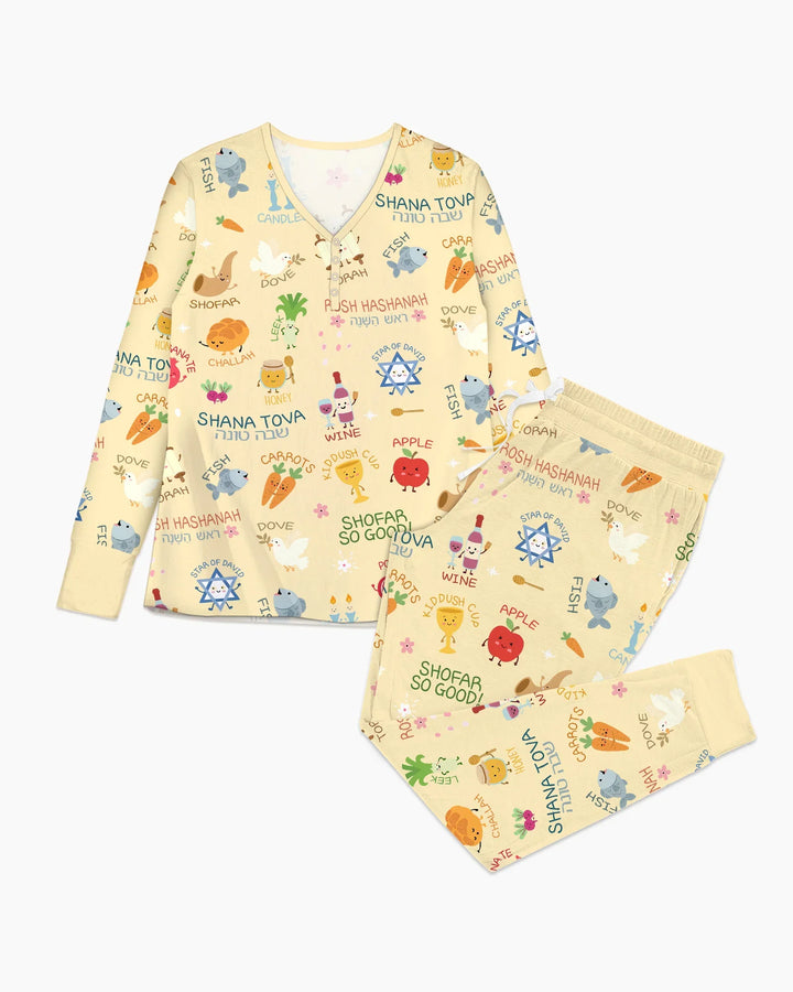 Vorlage Bambus Damen Pyjama Set