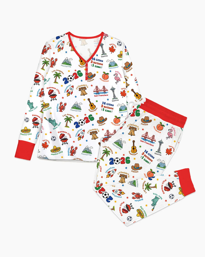 Vorlage Bambus Damen Pyjama Set