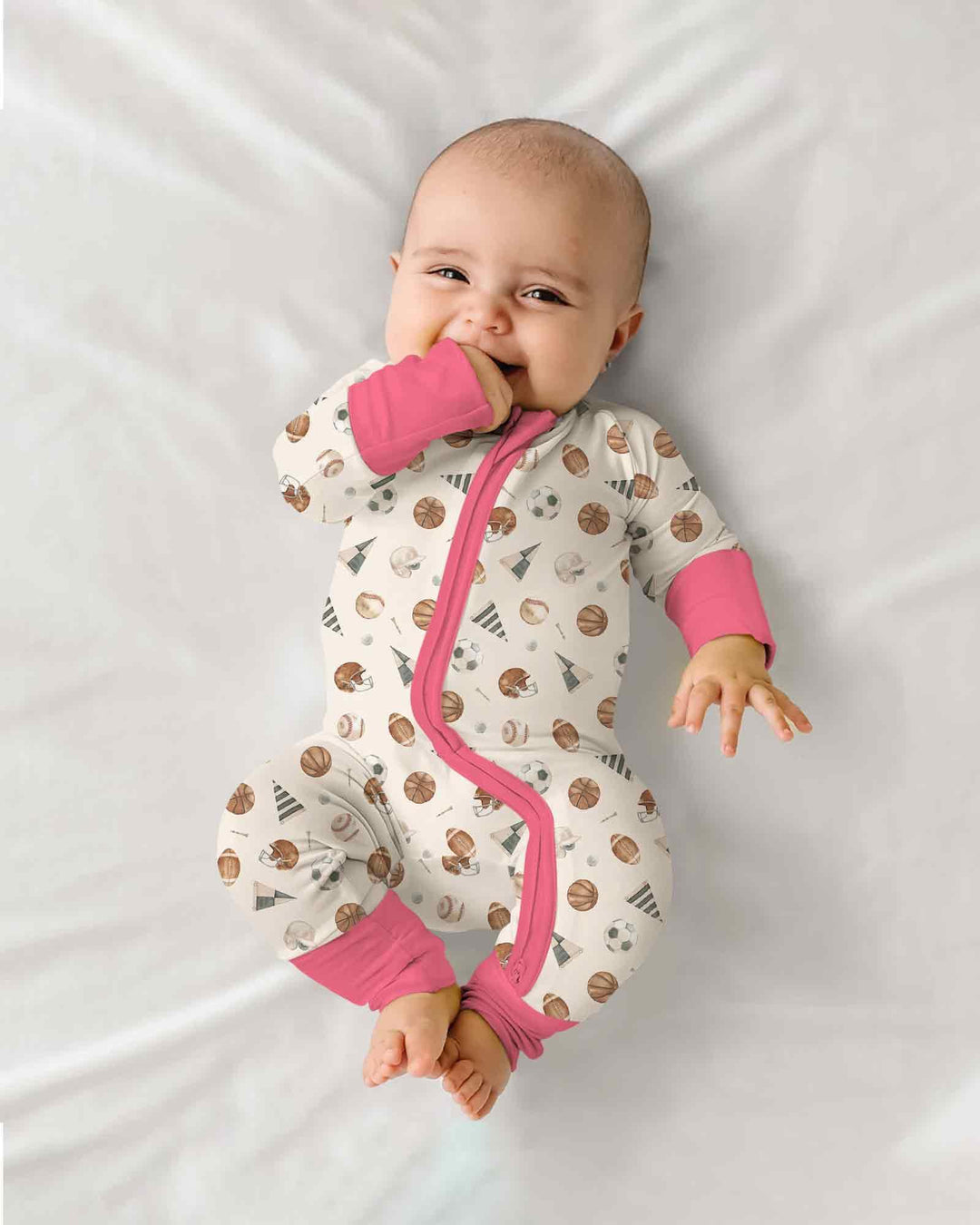 Gerippte Babykleidung mit individuellem Foto - Weich &amp; Skizzenhaft