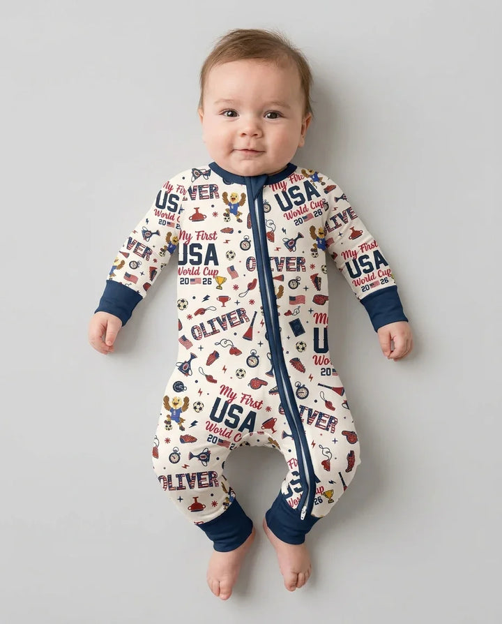 Gerippte Babykleidung mit individuellem Foto - Weich &amp; Skizzenhaft