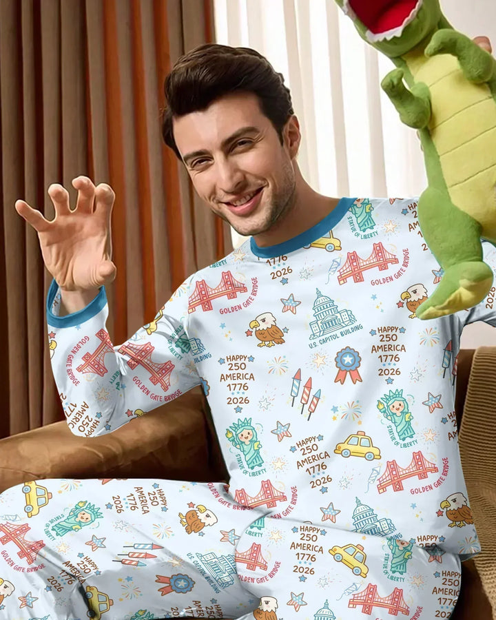 Vorlage Herren-Pyjama-Set